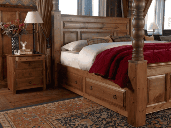Revival Beds bedside drawers and bed