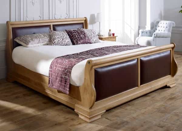 great gatsby themed hardwood bed