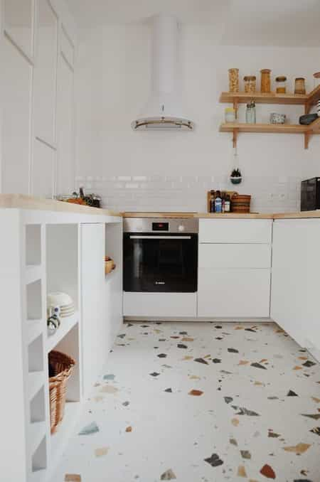 terrazzo flooring idea