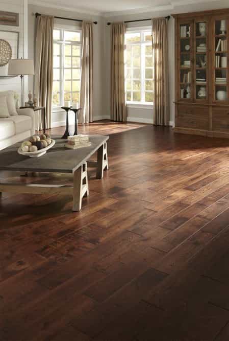 dark hardwood flooring